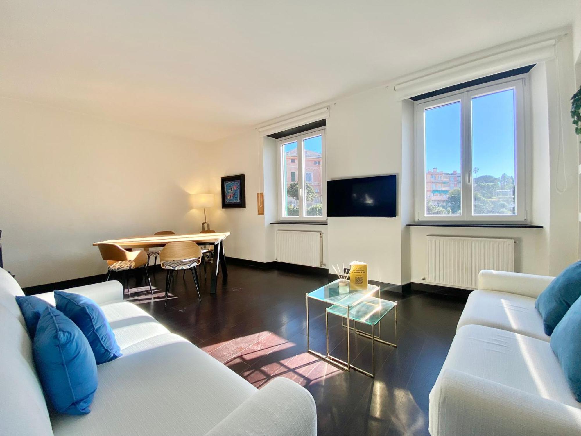 Апартаменты Casaviva - Modern Lively Trilo In Genova Nervi Экстерьер фото
